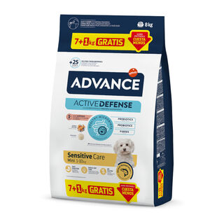 Advance Active Defense Mini Sensitive Salmão e Arroz ração para cães