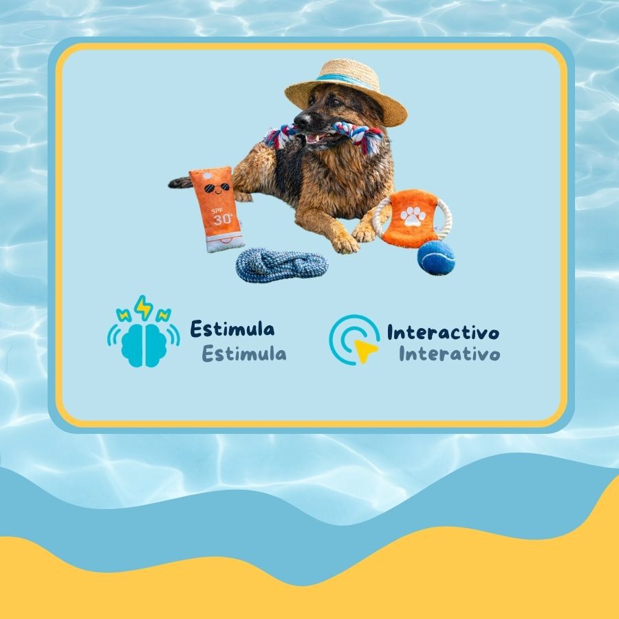 Summer Vibes The Beach Club Set x5 Brinquedos para c&atilde;es, , large Imagem n&uacute;mero 4