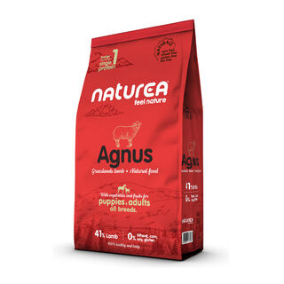 Naturea Naturals Agnus Cordeiro de Pastagem ração para cães