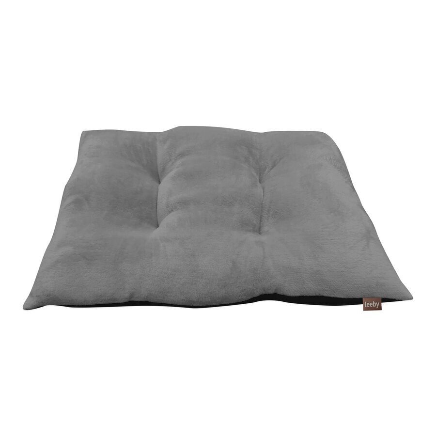 Leeby Almofada Acolchoada de Veludo Cinzenta para c&atilde;es, , large Imagem n&uacute;mero 1