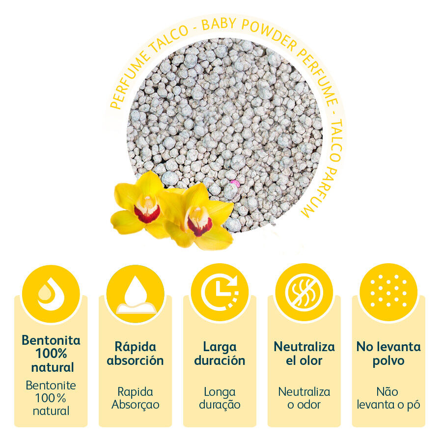 Nova Clean Ultra Areia Aglomerante de P&oacute; de Talco para gatos, , large Imagem n&uacute;mero 2