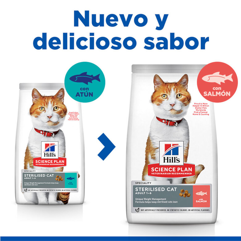 1.5 kg Hill's Science Plan Young Adult Sterilised Atum ração para gatos,  Imagem número 2 1.5 kg Hill's Science Plan Young Adult Sterilised Atum ração para gatos, , large Imagem número 2