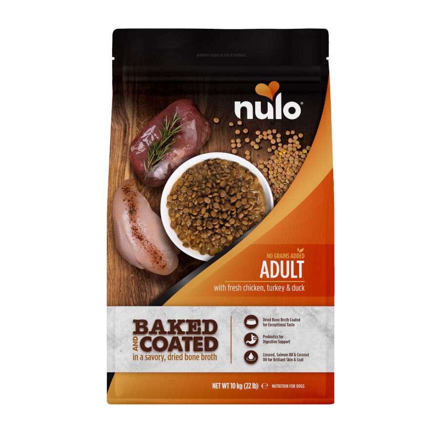 10 kg Nulo Baked & Coated Ra&ccedil;&atilde;o de Frango, Peru e Pato para c&atilde;es, , large Imagem n&uacute;mero 1