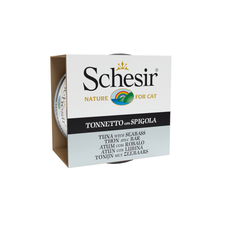 Schesir Adult Atum com Lulas lata para gatos, , large image number null
