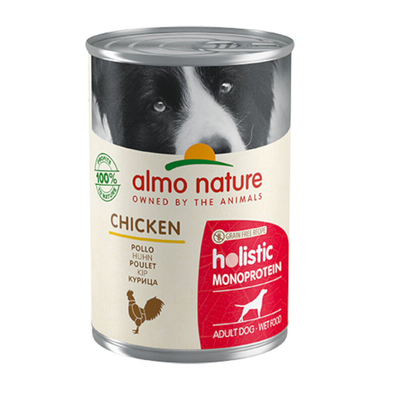 400 g Almo Nature Single Protein frango lata para cães,  Imagem número 1 400 g Almo Nature Single Protein frango lata para cães, , large Imagem número 1