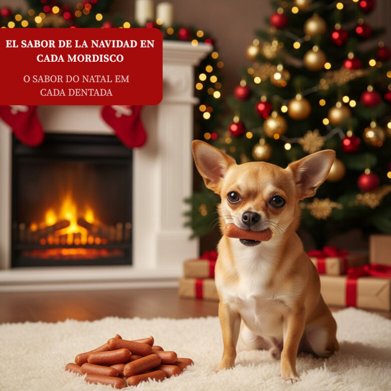 80 g Wonder Christmas Salchichas de Pollo Navideñas para perros,  Imagem número 4 80 g Wonder Christmas Salchichas de Pollo Navideñas para perros, , large Imagem número 4