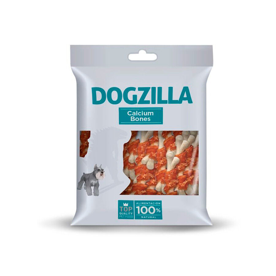 100 g Dogzilla Snacks dent&aacute;rios Calcium Bones para c&atilde;es, , large Imagem n&uacute;mero 1