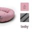 Leeby Cama Donut Antiderrapante Rosa para gatos, , large Indicador imagem número 3