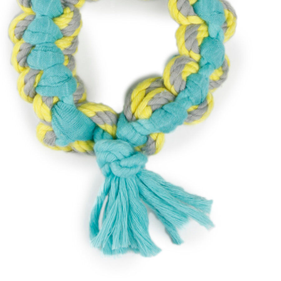 Tootoy! Chew Multi Ring Azul Mordedor em forma de corda para cachorros, , large Imagem n&uacute;mero 3