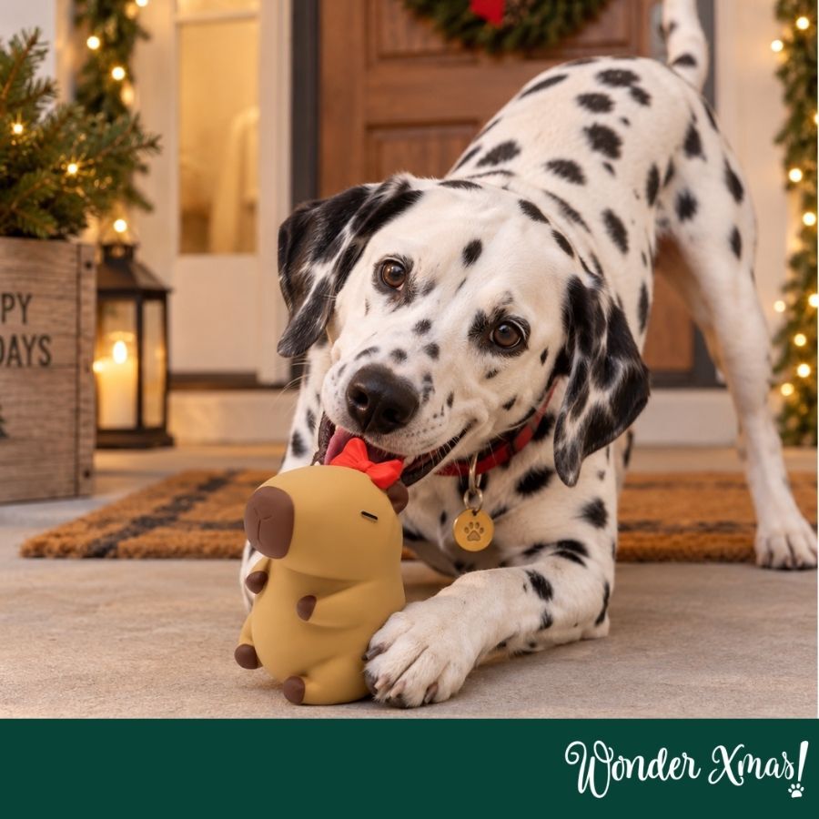 Wonder Christmas Capivara L&aacute;tex Peluche para c&atilde;es, , large Imagem n&uacute;mero 2