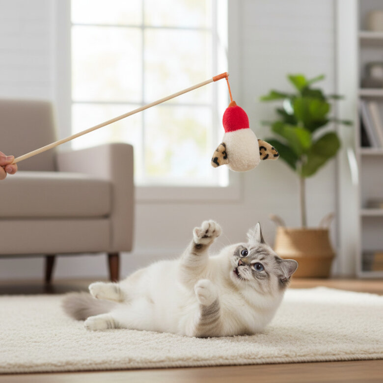 Wonder Christmas Vara com Brinquedo de Natal para Gatos,  Imagem número 3 Wonder Christmas Vara com Brinquedo de Natal para Gatos, , large Imagem número 3