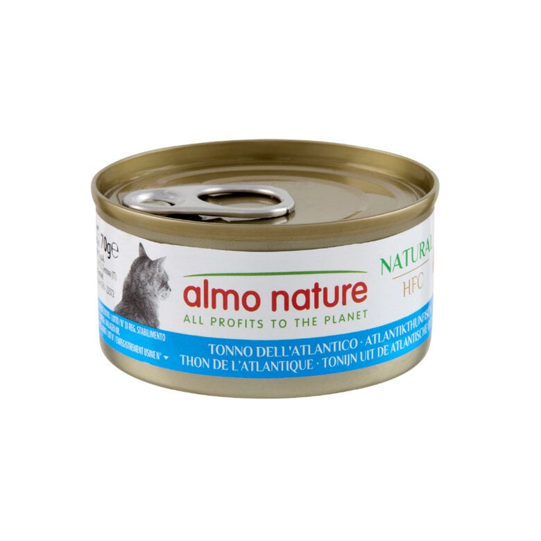 70 g Almo Nature HFC Atum do Atlântico em lata para gatos,  Imagem número 1 70 g Almo Nature HFC Atum do Atlântico em lata para gatos, , large Imagem número 1