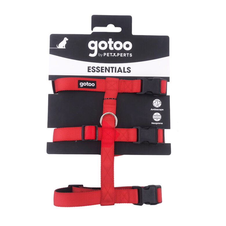 Gotoo Arnês antievasão vermelho para cães,  Imagem número 6 Gotoo Arnês antievasão vermelho para cães, , large Imagem número 6