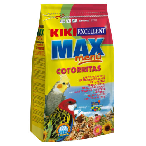 Kiki Max Men&uacute; alimento para p&aacute;jaros peque&ntilde;os Imagem n&uacute;mero 1
