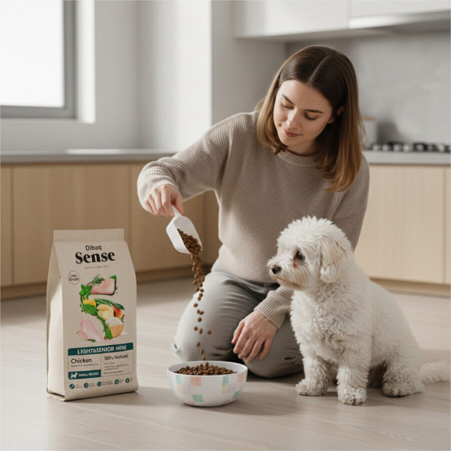 2 kg Dibaq Sense Low Grain Light & Senior Mini Ra&ccedil;&atilde;o de frango para c&atilde;es, , large Imagem n&uacute;mero 4