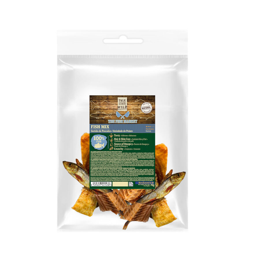 70 g. True Origins Surtido Pescados Snack para perros, , large Imagem n&uacute;mero 2