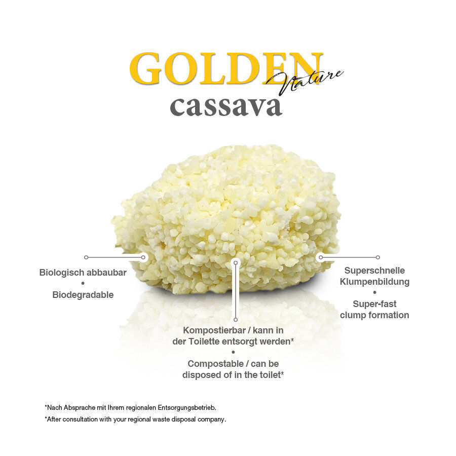 Golden Grey Yucca aglomerando areia de gato, , large Imagem n&uacute;mero 6