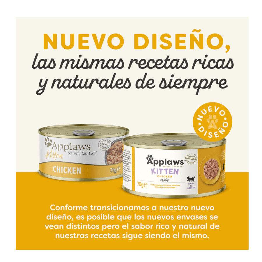 70 g Applaws Kitten Guisado de Frango lata para gatos  , , large Imagem n&uacute;mero 2