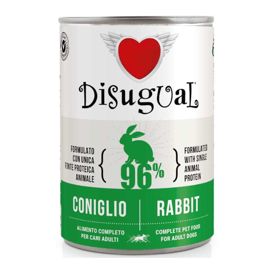 400 g Disugual Coelho en Pat&ecirc; lata para c&atilde;es, , large Imagem n&uacute;mero 1