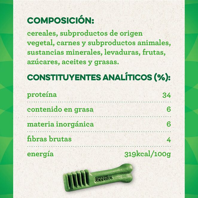 3 sticks Greenies Snacks Dent&aacute;rios Natural para C&atilde;es M&eacute;dios, , large Imagem n&uacute;mero 3