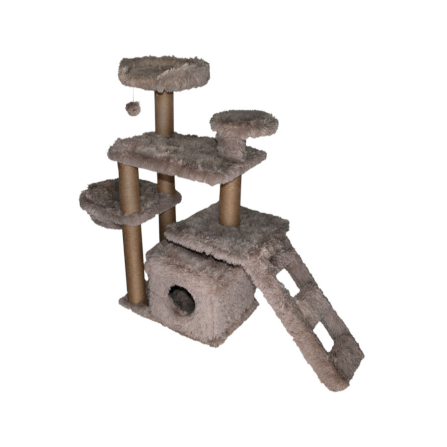 Catshion Maui &Aacute;rvore Arranhador com Gruta Bege para gatos, , large Imagem n&uacute;mero 1