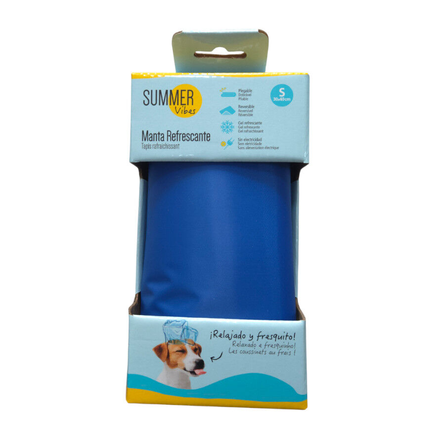Summer Vibes Manta Refrescante Azul para c&atilde;es, , large Imagem n&uacute;mero 5