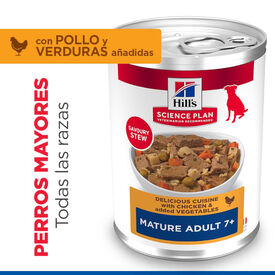 Hill's Science Plan Mature Comida h&uacute;mida para c&atilde;es s&eacute;niores