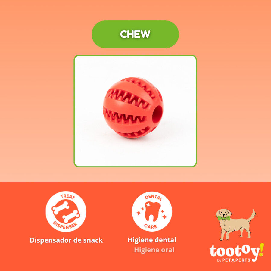Tootoy! Chew Brinquedo interativo dispensador de snacks para c&atilde;es, , large Imagem n&uacute;mero 3