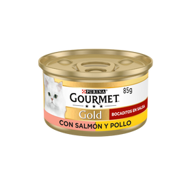 Gourmet Gold Biscoitos de salm&atilde;o e frango para gatos