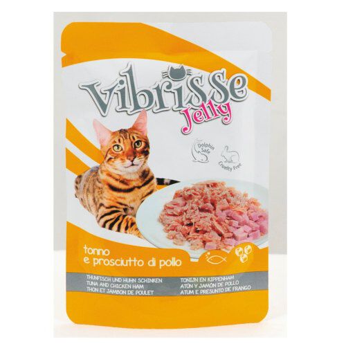 Vibrisse Jelly at&uacute;n con jam&oacute;n de pollo en gelatina Imagem n&uacute;mero 1