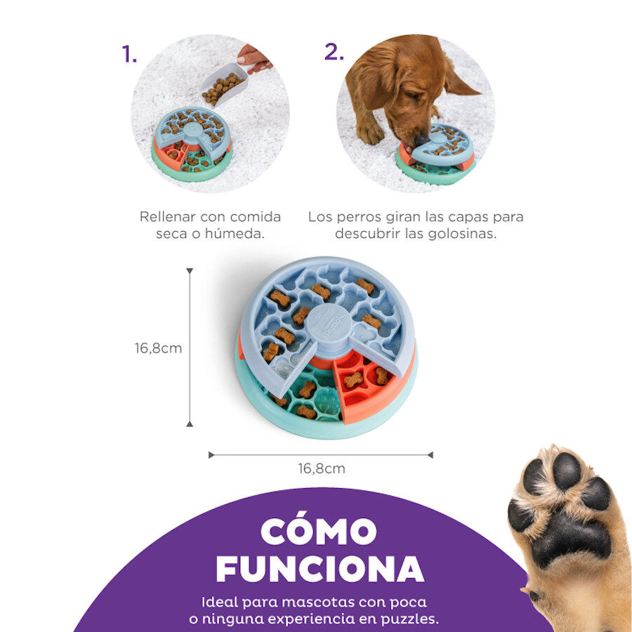 Outward Hound Puppy Lickin' Layers Brinquedo interativo com Snacks para cachorros, , large Imagem n&uacute;mero 5