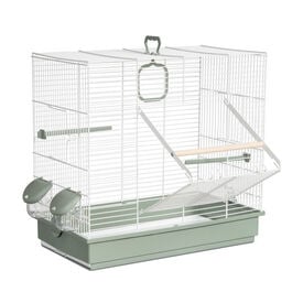 Voltreg&agrave; 613 Gaiola para p&aacute;ssaros branca com baloi&ccedil;o