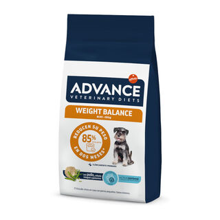 Advance Veterinary Diets Mini Weight Balance Aves ração para cães