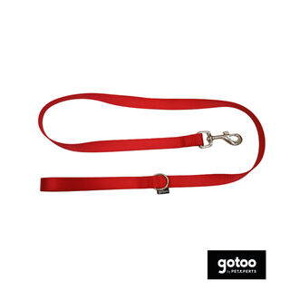 Gotoo Trela de nylon vermelha para cães