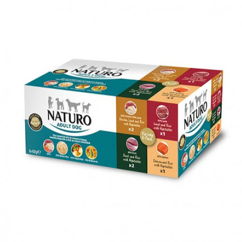 comida_perro_naturo_tarrinas_multipack_NTO46391_M Imagem número 1 Nautro tarrinas Multipack para perros Imagem número 1