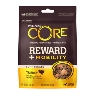 Wellness Core Biscoitos Reward + Mobility Peru para cães adultos