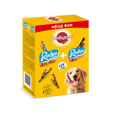 Pedigree Rodeo Mega Box Sabores Mistos Snacks para cães