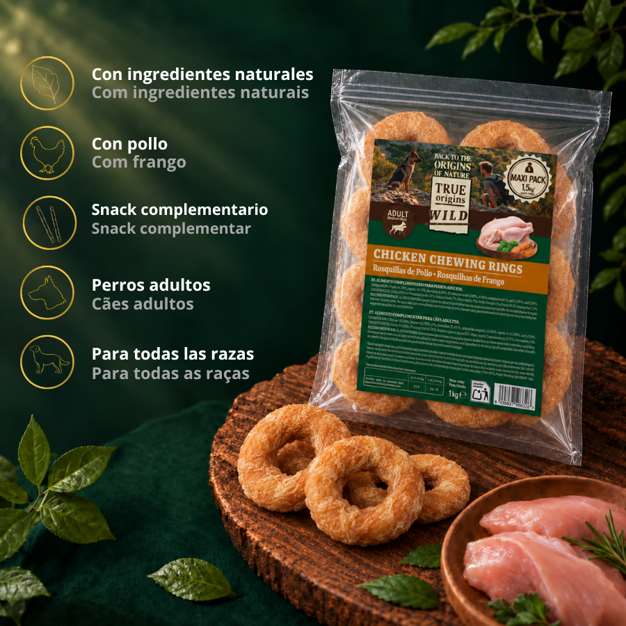 1.5 kg True Origins Wild Rosquilhas de Frango Snack para c&atilde;es, , large Imagem n&uacute;mero 3