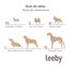 Leeby Colchão vermelho impermeável e amovível para cães, , large Indicador imagem número 6