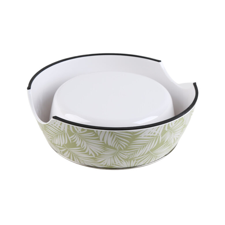 Leeby Comedouro verde em inox para cães,  Imagem número 4 Leeby Comedouro verde em inox para cães, , large Imagem número 4