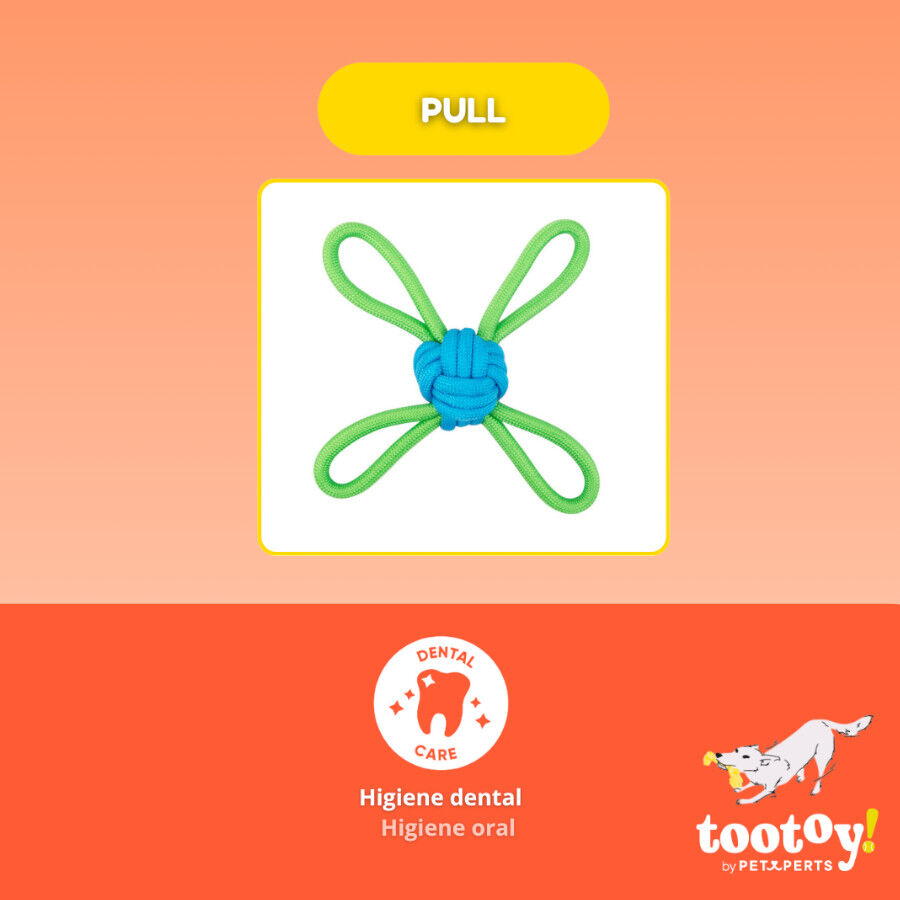 Tootoy! Pull Mordedor estrela de n&oacute;s de corda para c&atilde;es, , large Imagem n&uacute;mero 3
