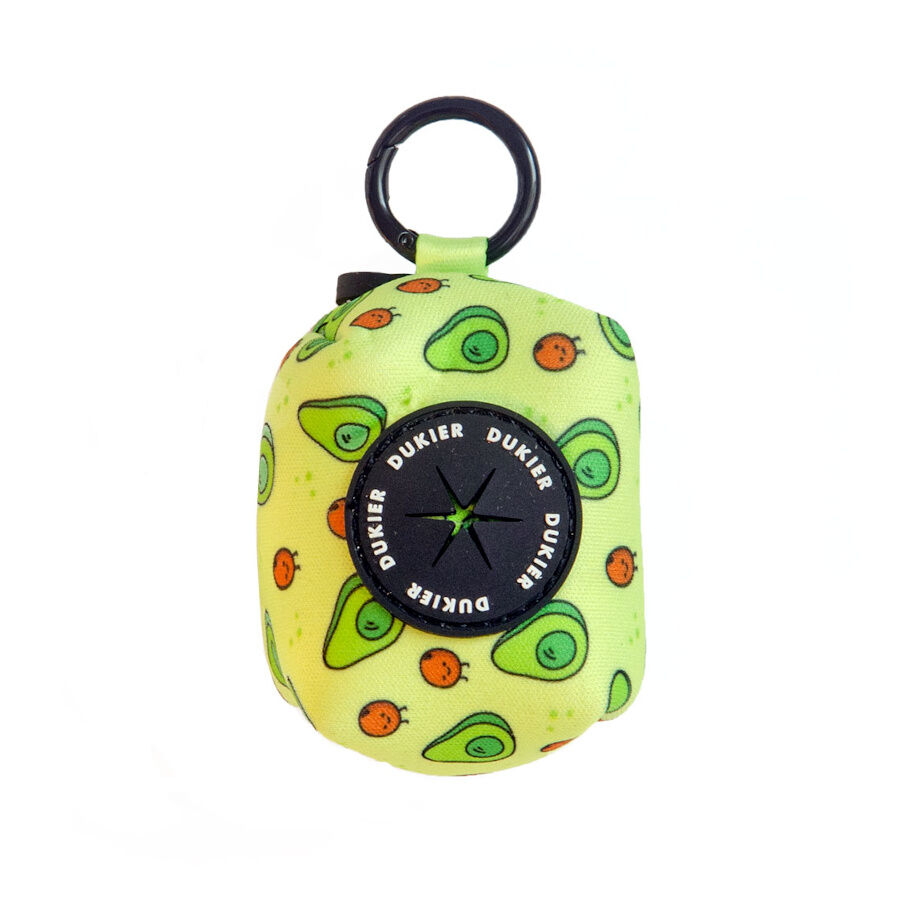 Dukier Avocado Porta-sacos com gancho para c&atilde;es , , large Imagem n&uacute;mero 1
