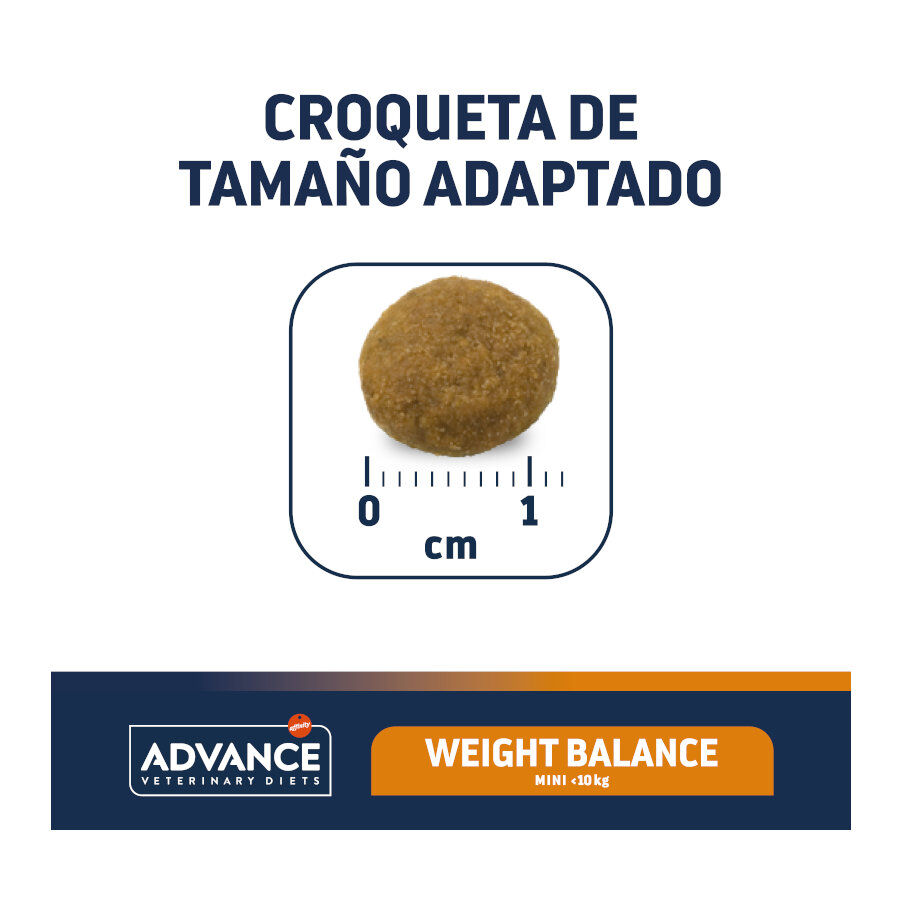 2 x 7.5 kg Advance Veterinary Diets Mini Weight Balance Aves ra&ccedil;&atilde;o para c&atilde;es Pack poupan&ccedil;a!, , large Imagem n&uacute;mero 3