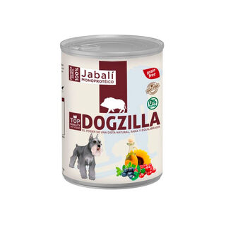 Dogzilla javali lata para cães