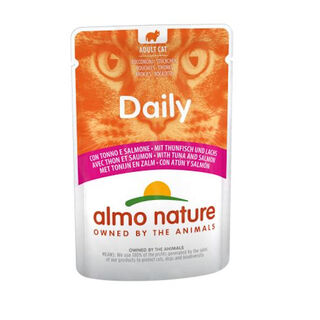 Almo Nature Daily com atum e salmão para gatos uds