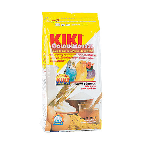 Kiki pasta para cr&iacute;a de p&aacute;jaros amarilla Imagem n&uacute;mero 1