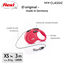 Flexi New Classic Trela extens&iacute;vel com cabo vermelho para c&atilde;es, , large Indicador imagem n&uacute;mero 2