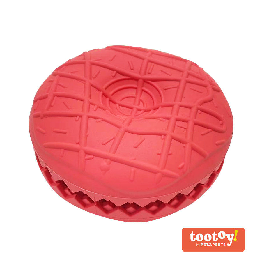Tootoy! Chew Strawberry Donut Treat Dispenser brinquedo para c&atilde;es, , large Imagem n&uacute;mero 1