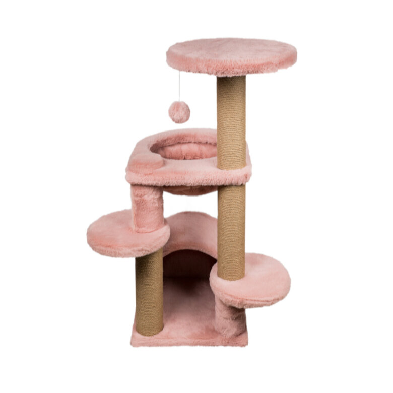Catshion Amber Árvore Arranhador com Gruta Rosa para gatos,  Imagem número 3 Catshion Amber Árvore Arranhador com Gruta Rosa para gatos, , large Imagem número 3