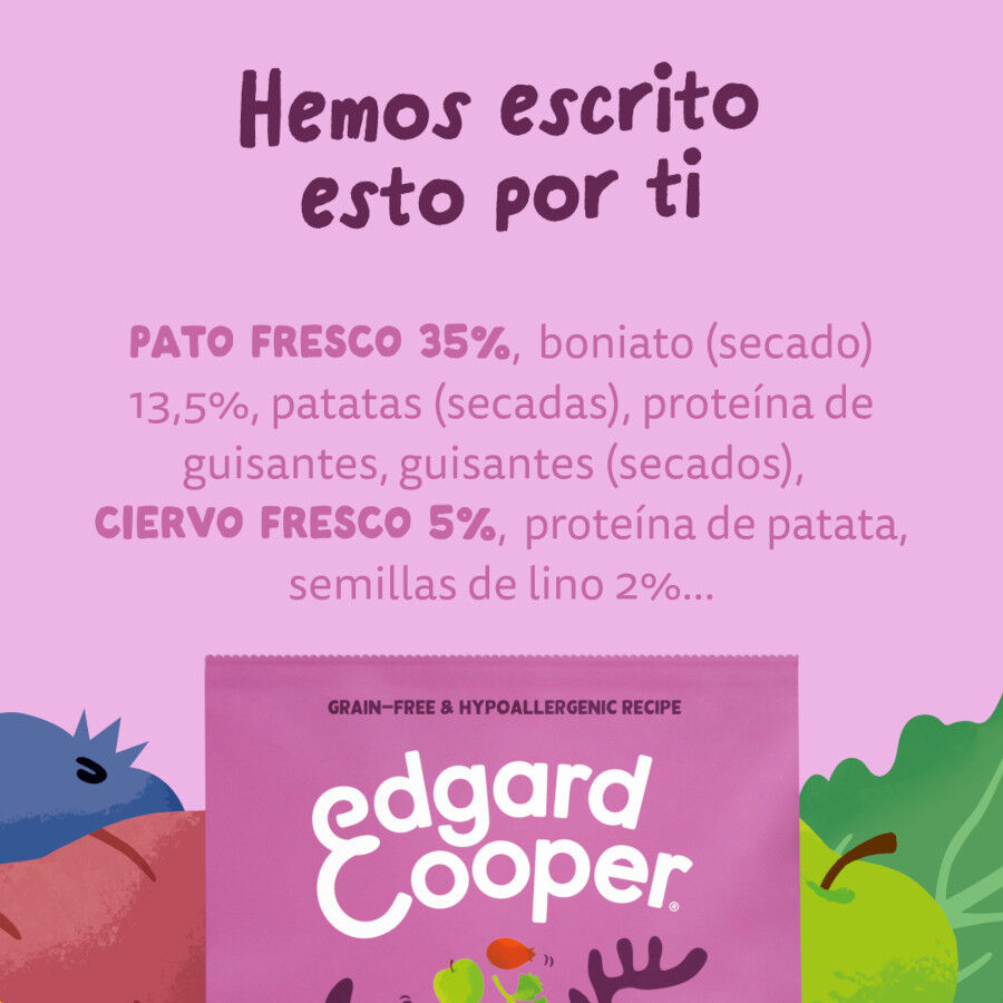 2.5 kg Edgard & Cooper Adult ra&ccedil;&atilde;o Veado e Pato para c&atilde;es, , large Imagem n&uacute;mero 8